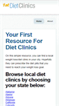 Mobile Screenshot of firstdietpillclinics.com